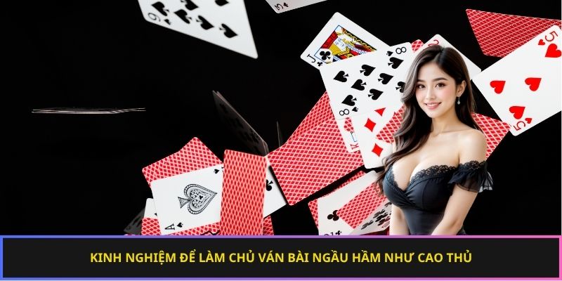 Kinh nghiệm để làm chủ ván bài ngầu hầm như cao thủ